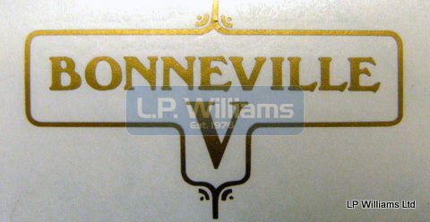Bonneville V decal