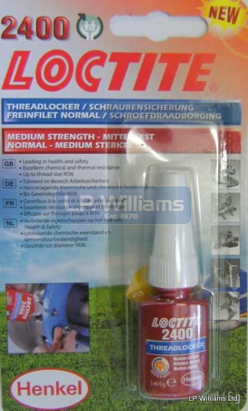 Thread Lock Loctite 2400 5ml Medium strength