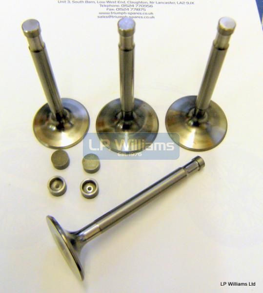 TWIN racing valve set incl lash caps T120 T140