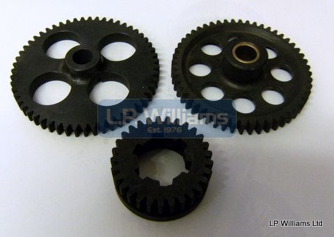 T150 T160 A75 Racing Triple oil pump drive gear set (late) 