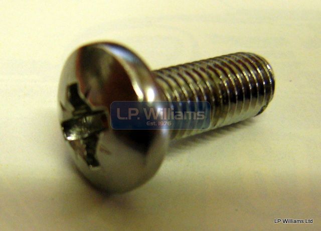 Chrome Screw 1/4unf x 5/8 in UH Cross head