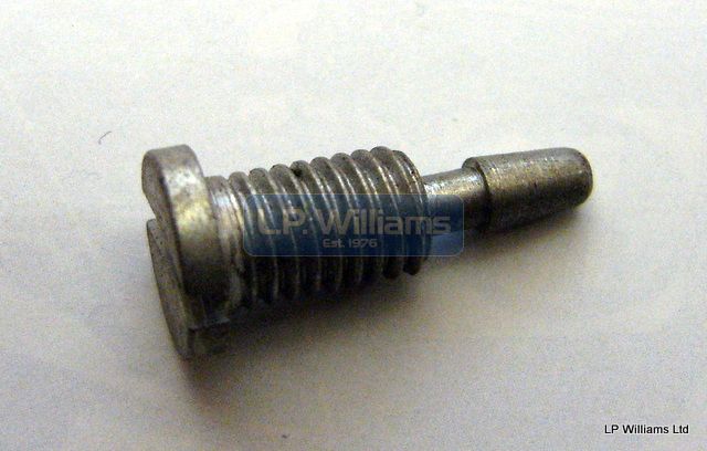 Oil metering screw