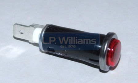 Pilot light - Red and bulbholder (Req LUC-LLB281 bulb) (Bulb not included)