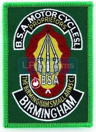 BSA Piled Arms badge