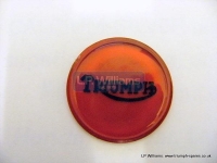 Tank centre badge red/black