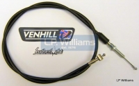 T120/TR6 clutch cable UK 68-73 (With adjuster) 48.5Ins outer incl adjuster 51.5 Ins inner
