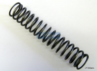 T150 A75 fork spring (yellow/grn) To 1970 9.75ins long