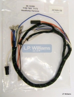 T150 T& V  headlamp harness 71/72 Braided