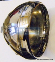 Lucas type headlight shell Late T140. Made in England