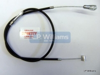 TR6 T120 T150 R3 Mk1 Later TLS Front brake cable UK bars with adjuster (no switch (Clevis end) 32in outer 39.5 inner  Straight down the leg fitment