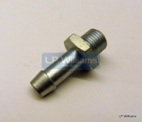 Rear brake reservoir outlet stub