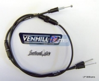 T140E US Throttle cable complete (adjusters in carb tops)