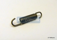 Conical rear brake shoe return spring