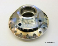 Rear LH hub T140V 75-78 Smiths drive. Cast alloy hub