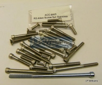 R3 Allen screw set in stainless All outer case screws including Timing cover, gearbox and primary cover