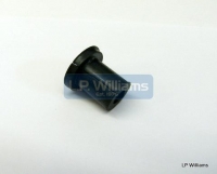 Split mudguard bracket grommet for wire stay mudguard