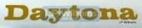 Daytona  block decal