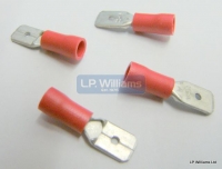 Lucas insulated  malespade type blade 6.3mm