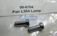 Pair of rear lens sleeve nuts for L/S 564 lens/Lamp (lucas part number 575219 for sleeve nuts)