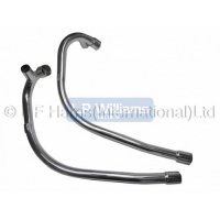 T100R Daytona front exhaust pipes balanced 1969-1970
