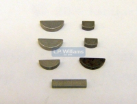 Woodruff key set all triples A75 T150 T160