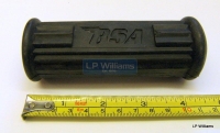 BSA logo footrest rubber 4.5 ins long square hole