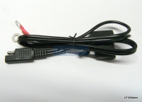 Motobatt Charger Cable 2 Pin To Ring Terminals