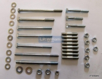 Unit T120 TR6 Crankcase bolt and stud set UNC & UNF