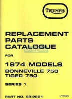 1974 Parts catalogue T140V/Tiger