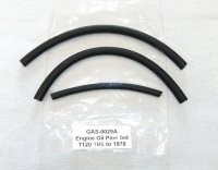 Engine oil pipe set T120 TR6 to 1970 for pre oil in frame models. Includes engine oil feed / return and rocker feed pipe
