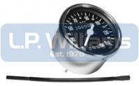 Replica Veglia speedo MPH 1978 on 150 Mph Black faced. Use bulb holder 99-9886 if req