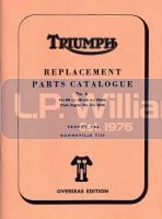 Parts book T120 TR6  No6  1968 All markets