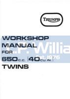 Workshop manual Unit 650 1971-74 OIF 4 & 5 speed
