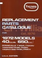 Parts manual T120R TR6R-V 1972