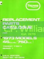 T150V parts book 73 Conical brake front & rear