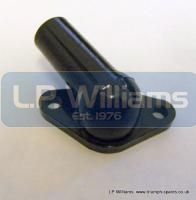 Late T100 & T140 Crankcase breather stub plastic