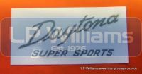 Daytona Super Sport decal