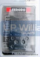 Brake pads (pair) Ferodo Fits all T150 T160 & T140 except Harris T140