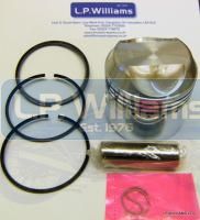 Trident piston +.020 with Omega rings 9.5:1 Compression T150 T160 A75 **NB Price is per piston not a set of three**