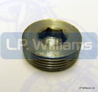 Screwed plug for crank sludge trap Allen hex socket UNF Late T120 OIF & T140