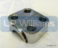 Fork end cap T140D. Disc end cap without mudguard mounting for Lester wheel fork billet alloy construction