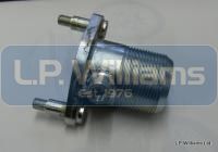T120 Carb adaptor right  late unit constr with studs (Use 21-1932 locknut)