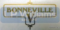 Bonneville V decal