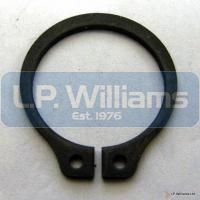 Timing gear retaining circlip