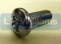 Chrome Screw 1/4unf x 5/8 in UH Cross head