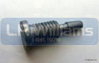 Oil metering screw